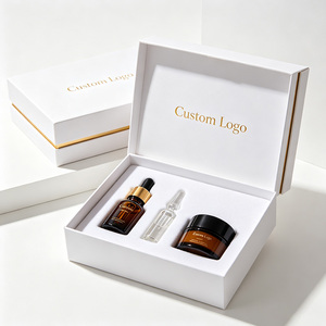 Boîte en papier de luxe personnalisée pour cosmétiques avec dorure à chaud pour produits de soin de la peau, huiles essentielles, flacons, emballage de bouteilles avec insert en EVA - Product Image 5