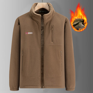 Men's Fleece Streetwear Quick Dry Autumn Winter Thickened Warm Windproof Cold-proof Loose Plus Size Outdoor Sports - Product Image 5
