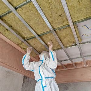 Panneau de <span class=keywords><strong>laine</strong></span> de roche de vente directe d'usine ignifuge et insonorisant à haute efficacité résistant au feu et incombustible - Product Image 2