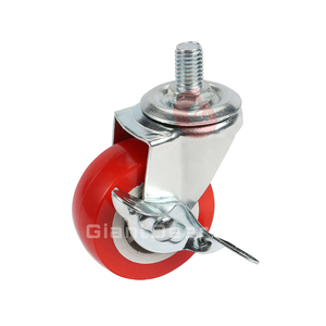 Nhà Máy Giá 1 Inch 1.25 Inch 1.5 Inch 2 Inch 2.5 Inch 3 Inch Nhựa Phẳng Xoay PVC Bánh Xe Caster Bánh Xe - Product Image 6