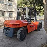 Montacargas HELI Usado de 10 Toneladas, Diésel, Equipado con Motor Isuzu Japonés, Montacargas Industrial en Venta