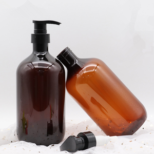 Chứng Khoán tốt nhất Nhựa dầu gội chai gel tắm container hổ phách chai dầu gội - Product Image 1