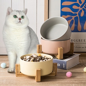 Venta al por mayor de cuenco de cerámica para perros y gatos con logotipo personalizado - Product Image 2