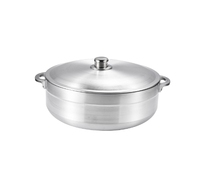 Batterie de cuisine en aluminium 12pcs en alliage d'aluminium à prix d'usine en gros