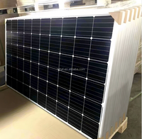 Panneau solaire monocristallin PERC demi-cellule tout noir 182mm MBB 50W-350W personnalisable pour balcon, maison, éclairage public