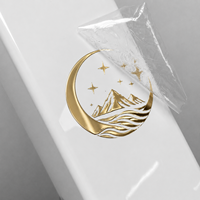 Autocollant en nickel transparent 3D avec logo personnalisé imprimé par transfert UV, autocollant en nickel auto-adhésif, étiquette de logo