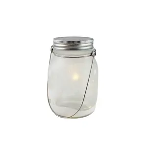 Giáng sinh trang trí cây ánh sáng lễ hội ấm trắng LED Mason Glass Jar dây Đồng Cổ Tích đèn