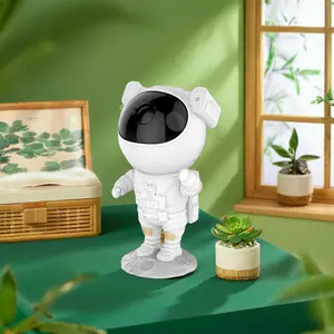 Jouet intelligent étoile projecteur en forme d'astronaute étoile veilleuse projecteur veilleuses pour enfants 360 degrés projecteur étoile