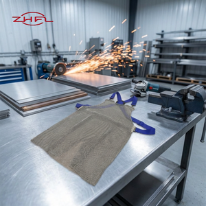 CE Standard Stainless Steel Sleeveless <b>Apron</b>-Professional Eco-Friendly Fashionable Workwear Metal Mesh Safety Gear - Product Image 1