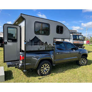 Meilleures ventes : Remorques de camping 8 pieds, compatibles pick-up, petites, légères, <span class=keywords><strong>4</strong></span> <span class=keywords><strong>saisons</strong></span>, 4x4, pour famille, à monter sur pick-up, avec toit rigide, type <span class=keywords><strong>caravane</strong></span> - Product Image 3