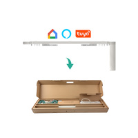 Kit de plongée pour rideau intelligent de balcon motorisé électrique en alliage d'aluminium DIY Wired KNX Rideau Stores pour fenêtre 3.2m Rideau Rail