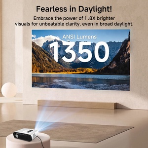 Máy Chiếu Điện Thoại 1350 ANSI Lumens Máy Chiếu Android WIFI Sử Dụng Ngoài Trời Có Đèn LED Bỏ Túi Cầm Tay - Product Image 5