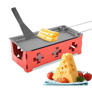 Plateau de cuisson en métal antiadhésif pour <span class=keywords><strong>fromage</strong></span> à <span class=keywords><strong>raclette</strong></span> en stock avec poignée pliable - Product Image 6