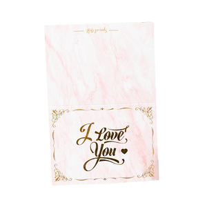 Tarjetas <span class=keywords><strong>de</strong></span> Felicitación Plegables Impresas a Color al por Mayor, Tarjetas <span class=keywords><strong>de</strong></span> Agradecimiento para Bodas, Cumpleaños, San Valentín y Todas las Ocasiones - Product Image 5