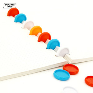 Tùy Chỉnh Bán Buôn Rắn Màu Nhựa Vòng Máy Tính Xách Tay <span class=keywords><strong>Disc</strong></span> Binding Nhẫn - Product Image 3