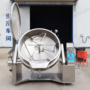 Usine directe 200/400/600L chauffage au gaz bouilloire chemisée avec agitateur Machine de cuisson <span class=keywords><strong>des</strong></span> aliments - Product Image 1