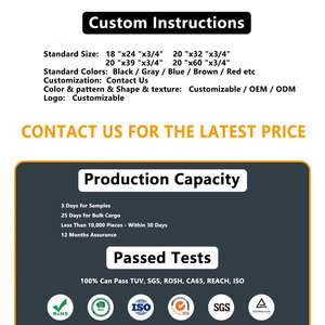 Proveedor OEM/ODM de Conlloan: Tapete Antifatiga de PU Grueso con Acabado de Cuero, Impermeable y Antideslizante - Product Image 6
