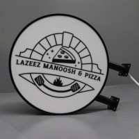 Boîte à lumière créative en acrylique avec logo commercial lumineux LED personnalisé Boîte à lumière publicitaire suspendue