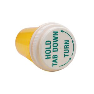 Hochwertige Kunststoff-Apotheken verpackung Reversible Cap Vials Thumb Tab Pill Bottle - Product Image 3