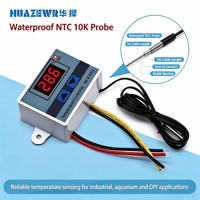 Contrôleur de température numérique XH-W3001, thermostat, affichage OLED, port série -50~110 0.1 10A, chauffage, refroidissement, étanche