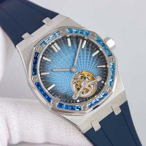 Montre mécanique de haute qualité en acier inoxydable personnalisée, mouvement tourbillon, bracelet en caoutchouc, aiguilles, résistance à l'eau, pour hommes, sport - Product Image 6