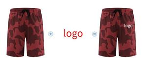 Pantalones cortos tejidos de secado rápido de camuflaje para hombre, pantalones cortos de playa informales de cintura alta, ropa de trabajo exterior holgada transpirable, verano 2024 - Product Image 3