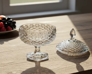 Set di Barattoli <span class=keywords><strong>in</strong></span> <span class=keywords><strong>Vetro</strong></span> Trasparente di Lusso <span class=keywords><strong>con</strong></span> <span class=keywords><strong>Coperchio</strong></span> - Design Multi-Motivo per Regali, Decorazioni e Conservazione - Product Image 4