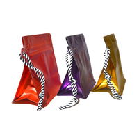 Usine Personnaliser Imprimé 250g Finition mate Noir Ziplock Sac de café torréfié Pochettes Emballage