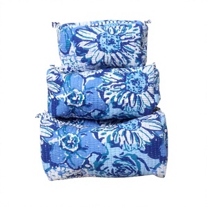 Cotton Fabric Bohemian Style Tassel Pattern Zipper Closure Eco-Friendly Vintage Portable Small-Medium-Large Capacity Makeup <b>Bag</b> - Product Image 1