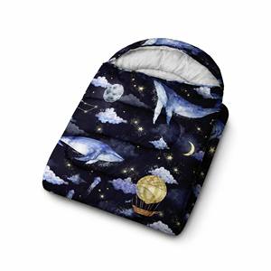 Sac de couchage portable et chaud pour enfants et adultes, imprimé ciel étoilé, avec sac de compression pour le camping et les voyages - Product Image 3