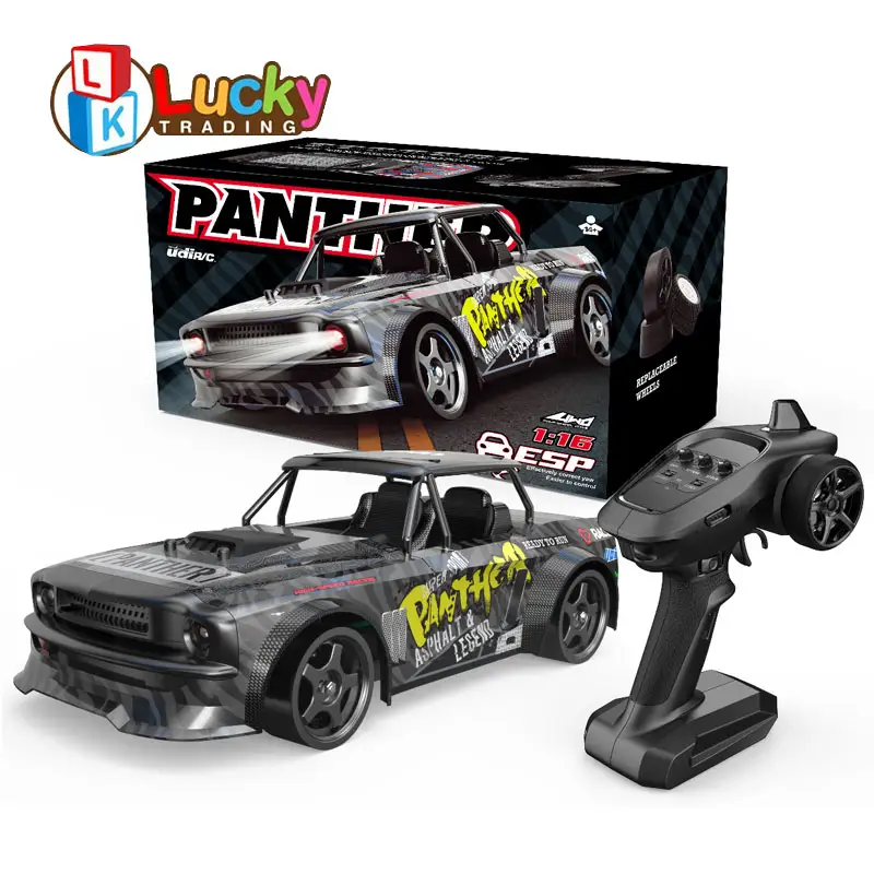 Rc Car 2,4G 4Wd Racing Car Radio Control Toys Escala 1:16 Control remoto Coche de carreras de deriva de alta velocidad