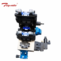 Module de soupape de décharge pilotée avec soupapes sandwich multicouches pour le contrôle de pression, ensemble de collecteur hydraulique