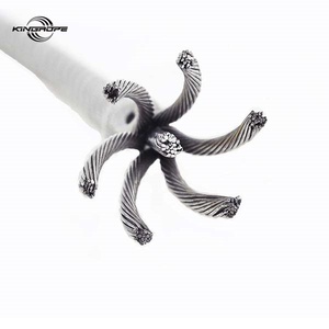 7*19 8mm 10mm 12mm cavo flessibile in acciaio filo di corda zincato filo di acciaio/inox per cavo Zip Line/uso casa verde - Product Image 4