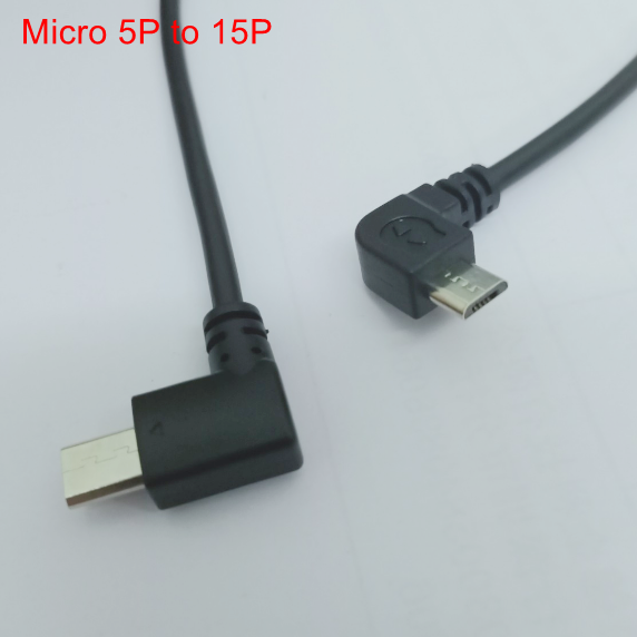 0.3m Micro 5P to 15P USB Cable for Sony---camera Stabilizer Connection Cable Control Cable Shutter Cable