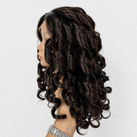 Perruque de poupée américaine personnalisée par le fabricant pour poupée - Cheveux en peluche tendance pour poupée BJD de 18 pouces