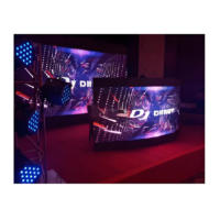 Écran LED mural vidéo HD couleur pour intérieur, idéal pour bars, cabines DJ, magasins de détail et entreprises de services autonomes