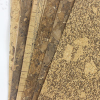 Tissu de liège en cuir d'ameublement végétalien écologique naturel pour sacs à main, chaussures, matériel d'artisanat