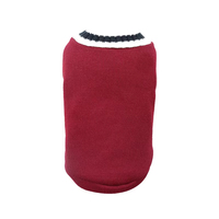 SinSky Offre Spéciale adorable petit chien à capuche vêtements tricoté gilet décontracté col en v collège Style gilet mignon chien vêtements