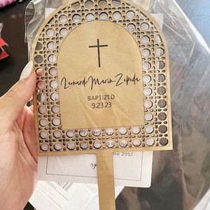 Artesanías grabadas, adorno para pastel <span class=keywords><strong>de</strong></span> primera comunión, corte láser, adorno para pastel <span class=keywords><strong>de</strong></span> bautismo arbolado con <span class=keywords><strong>palabras</strong></span> <span class=keywords><strong>de</strong></span> bendición <span class=keywords><strong>de</strong></span> <span class=keywords><strong>Dios</strong></span> - Product Image 1