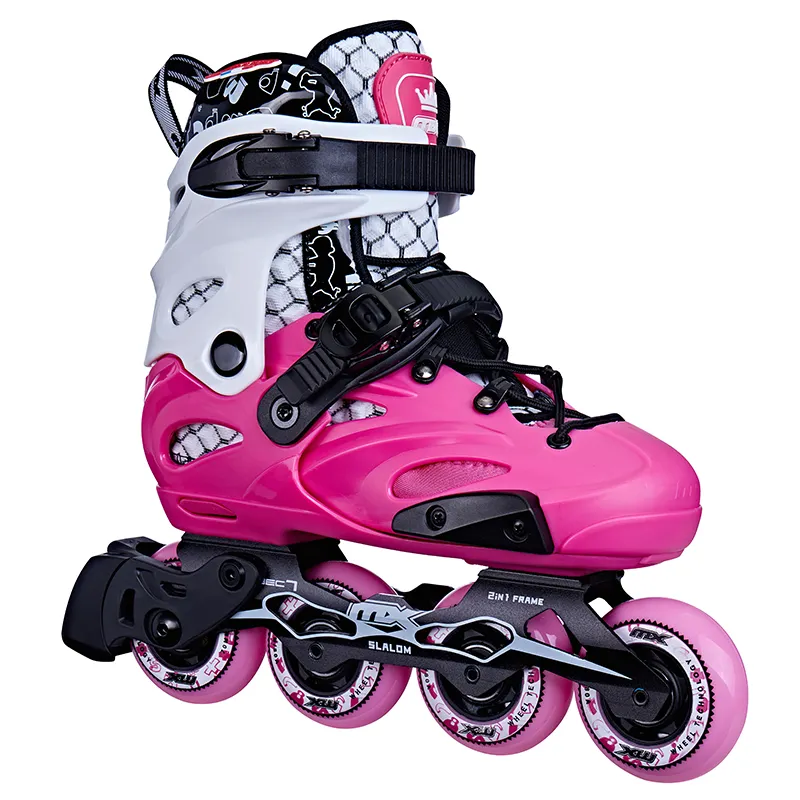 Rolamento abec7 da alta qualidade 70mm patins de rodas para meninas