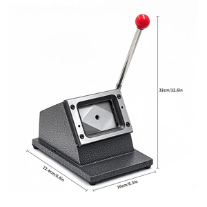 Machine de Découpe Manuelle 86x54mm pour Cartes de Visite, Découpeuse de Papier et PVC Professionnelle - Product Image 1
