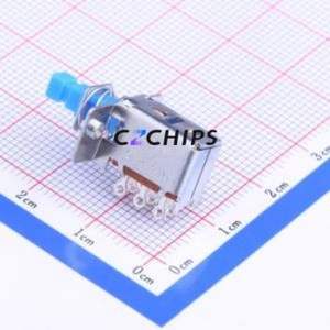 SPPJ225800 Pushbutton Switch Through hole Component (THT) Switch Double Pole Double Throw No Lock 100000 200mA - Product Image 1