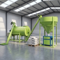 Machine à fabriquer de la mastic mural à bas prix HC, petit équipement de mélange de poudre sèche, équipement de mélange de mortier prêt à l'emploi, produits chimiques de construction 380V/220V 40W 1
