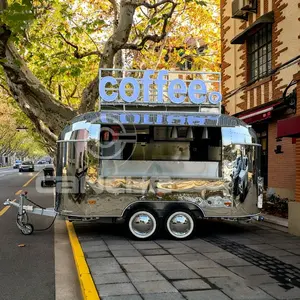 Móvil 304 Concesión al aire libre Remolque personalizado Catering Bebidas Camión de comida Restaurante - Product Image 1