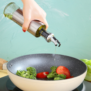 Wholesale Leak-proof 7/10/17 oz <b>Glass</b> Oil <b>Container</b> Cooking Dispenser Bottle Bottles for Kitchen - Product Image 3