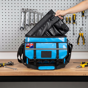 Tarpaulin PVC POD Connect Electrician Tool Bag with Removable Insert Driver Bonus Shoulder Tool Tote Bag - Product Image 3