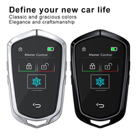 Clé de voiture intelligente universelle avec écran LCD et télécommande, confortable et modifiée pour Cadillac