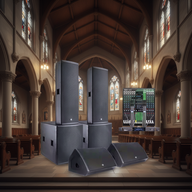 Morin Hot Sale 2025 pa System Outdoor Concert Sound System for Stage Performance Active Line Array Speakers