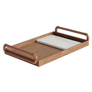 Plateau de service en bois de bambou Plateau de nourriture américain poli à la main Meilleur design écologique directement du fabricant - Product Image 4