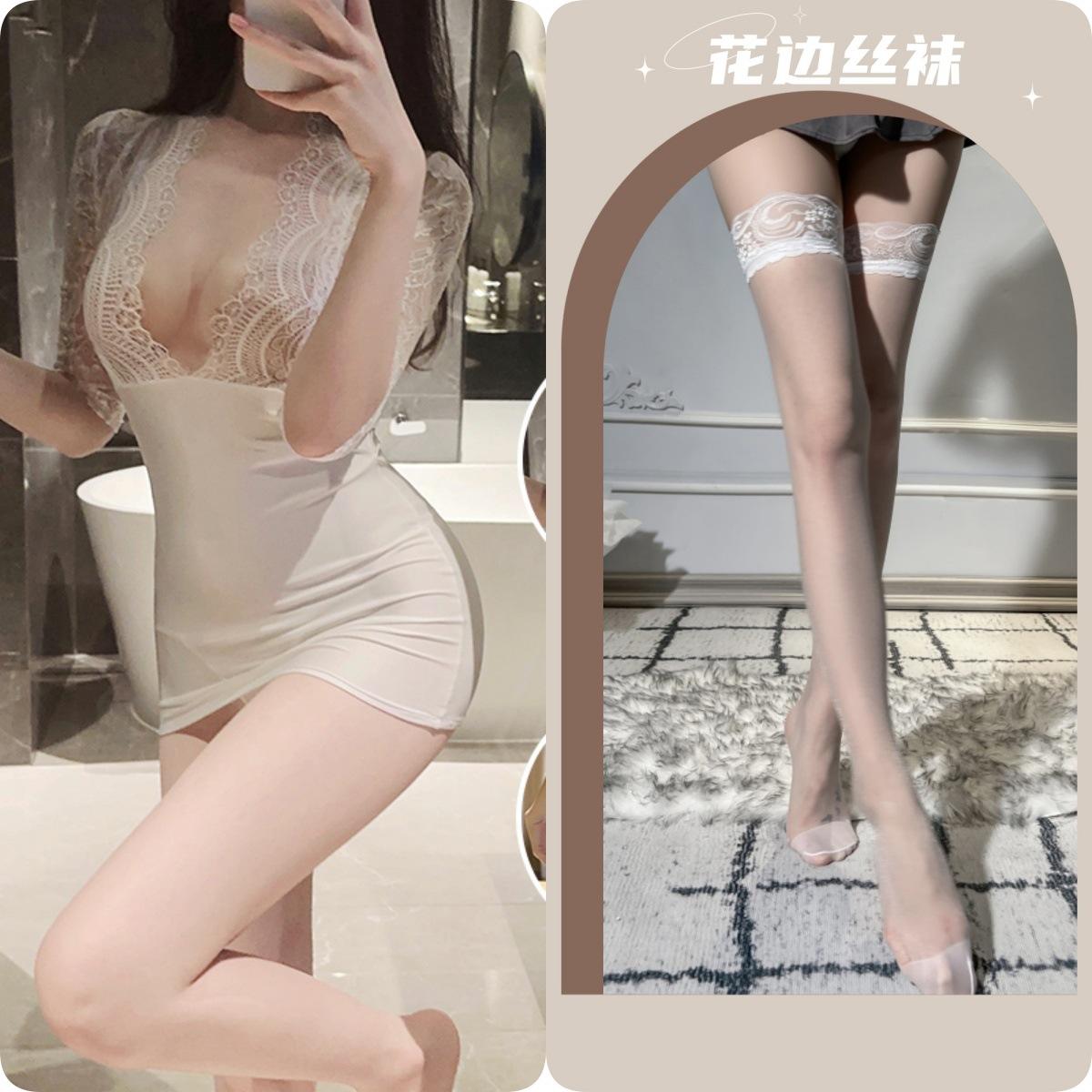 White + White Stockings